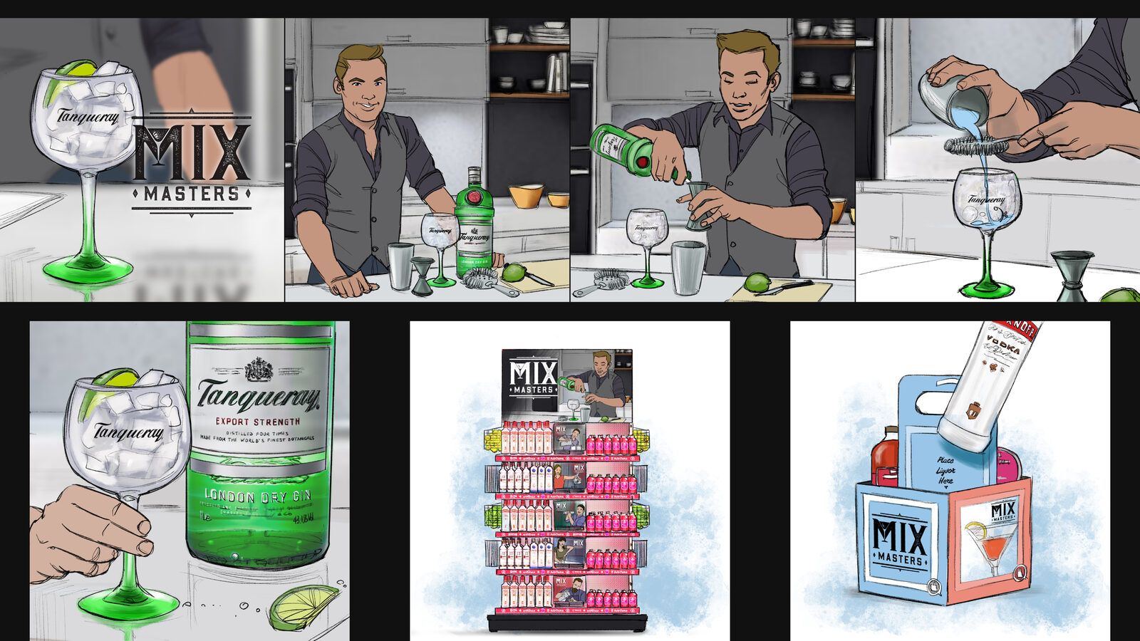 Mix Masters animatic storyboard by Innovative Transmedia
